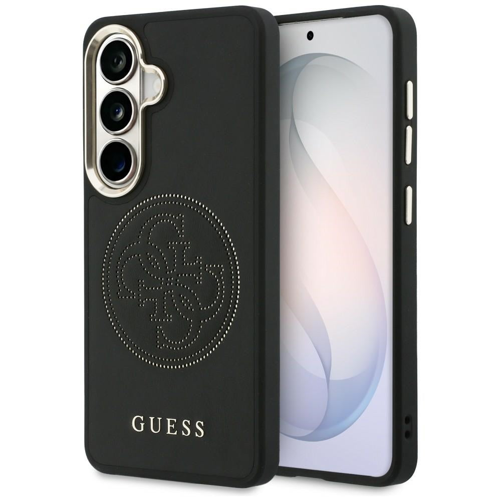 MagSafe Hülle für Samsung Galaxy S26 S942, Guess, Perforated Logo, Schwarz