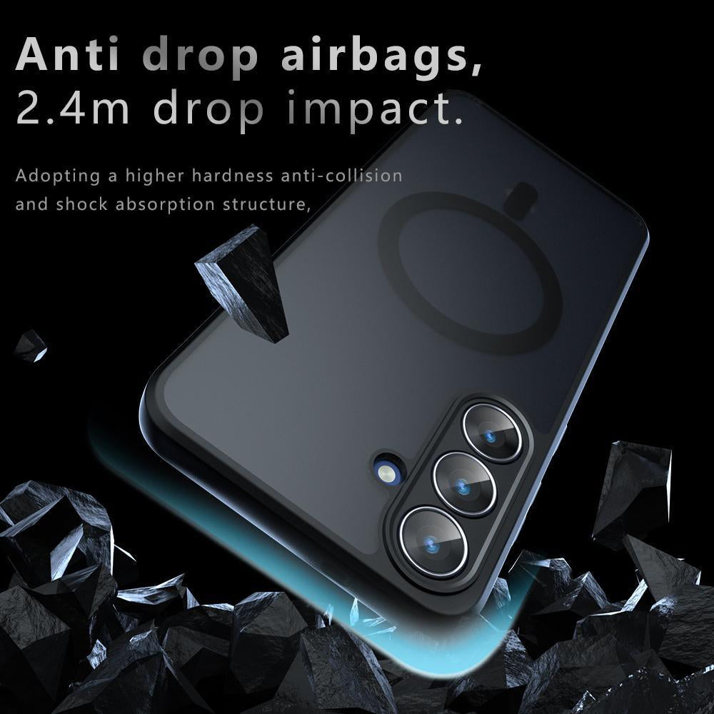 MagSafe Case for Samsung Galaxy S26 S942, Techsuit, PureFrost, Satin Black
