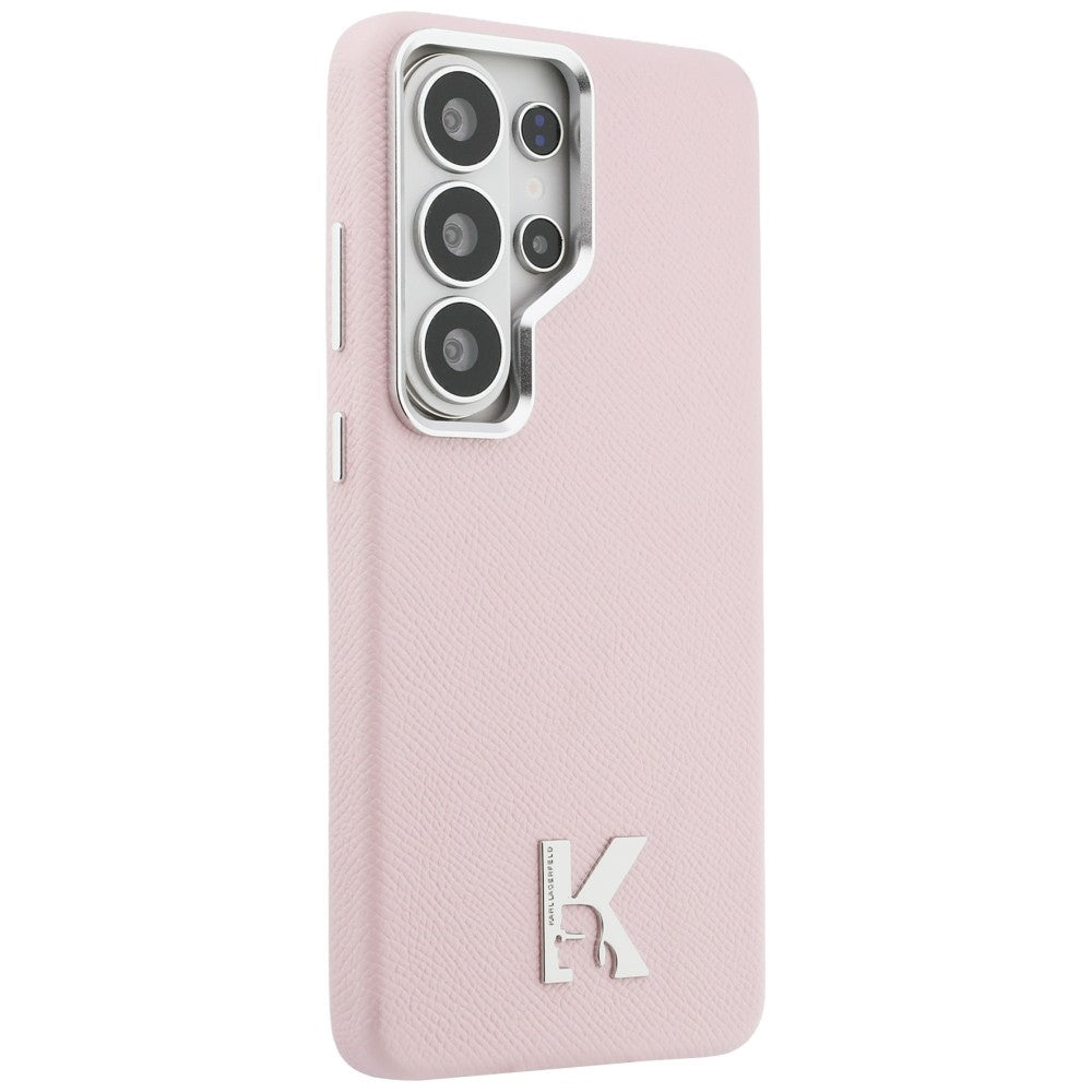 MagSafe Hülle für Samsung Galaxy S26 Ultra S948, Karl Lagerfeld, Karl Head Logo, Rosa