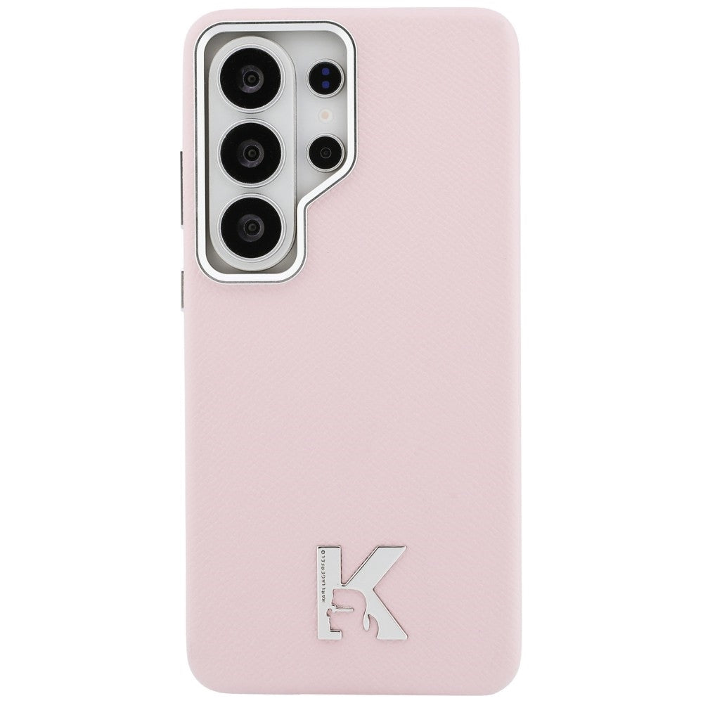 MagSafe Hülle für Samsung Galaxy S26 Ultra S948, Karl Lagerfeld, Karl Head Logo, Rosa