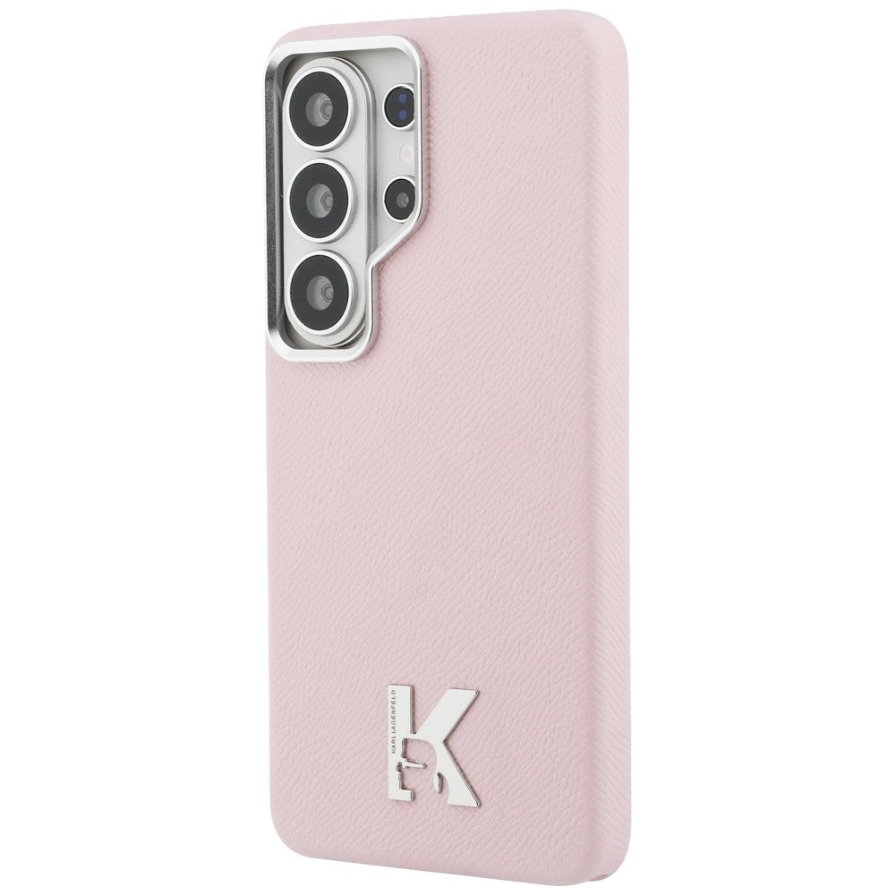 MagSafe Hülle für Samsung Galaxy S26 Ultra S948, Karl Lagerfeld, Karl Head Logo, Rosa