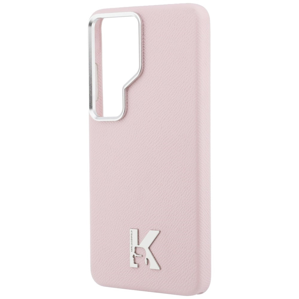 MagSafe Hülle für Samsung Galaxy S26 Ultra S948, Karl Lagerfeld, Karl Head Logo, Rosa