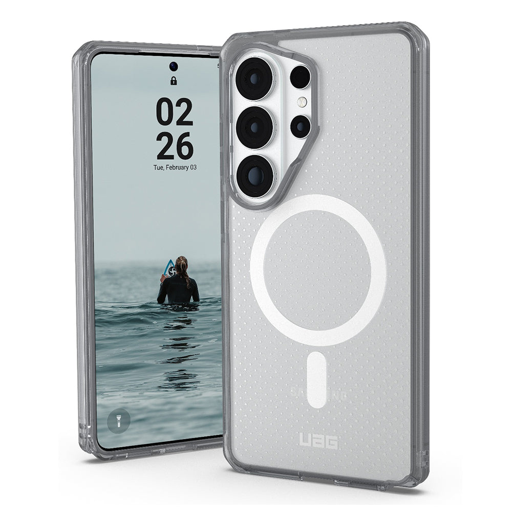 MagSafe-Hülle für Samsung Galaxy S26 Ultra S948, Urban Armor Gear, Dot, Transparent Grau