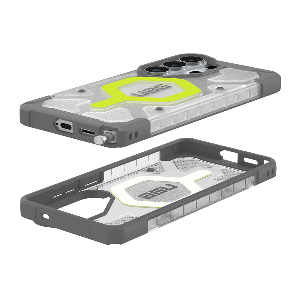 MagSafe-Hülle für Samsung Galaxy S26 Ultra S948, Urban Armor Gear, Pathfinder Clear, Grün