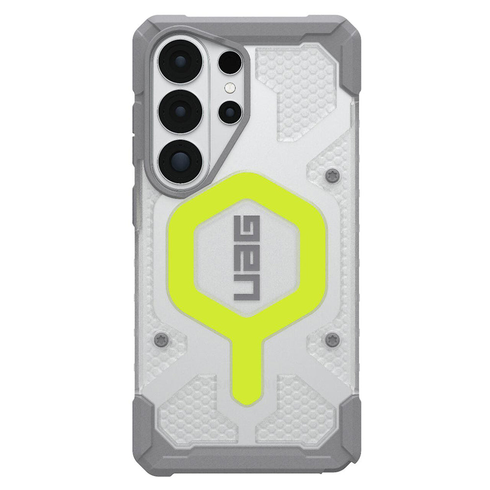 MagSafe-Hülle für Samsung Galaxy S26 Ultra S948, Urban Armor Gear, Pathfinder Clear, Grün