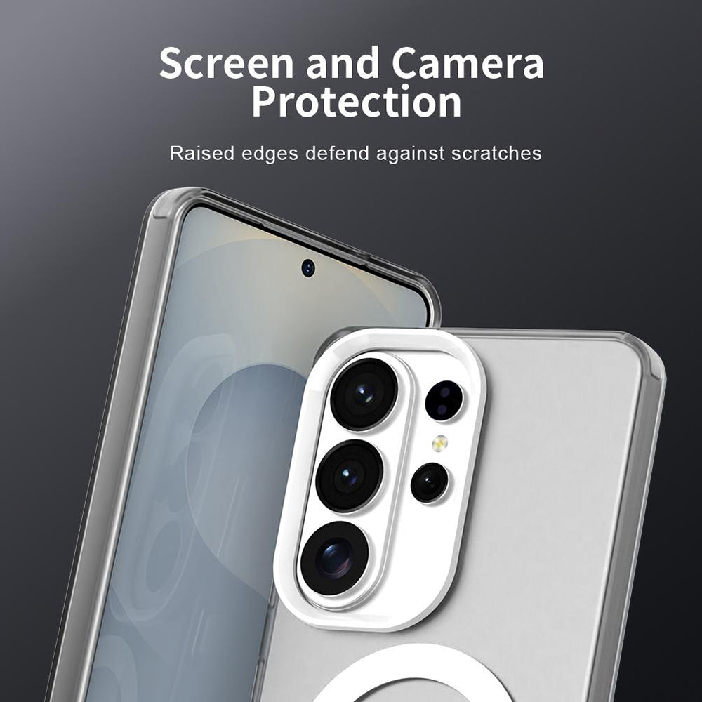 MagSafe Case for Samsung Galaxy S26 Ultra S948, Techsuit, CandyCase, White