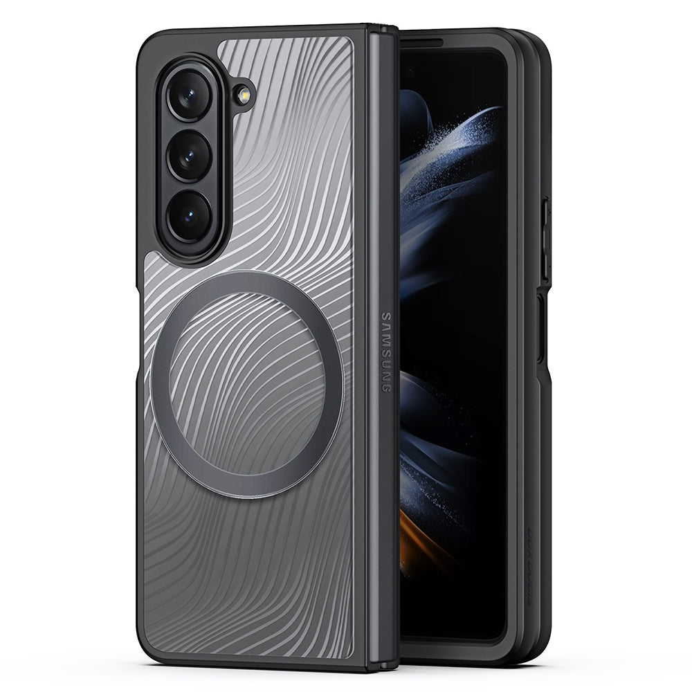 MagSafe Hülle für Samsung Galaxy Z Fold5 F946, DUX DUCIS, Aimo, Schwarz