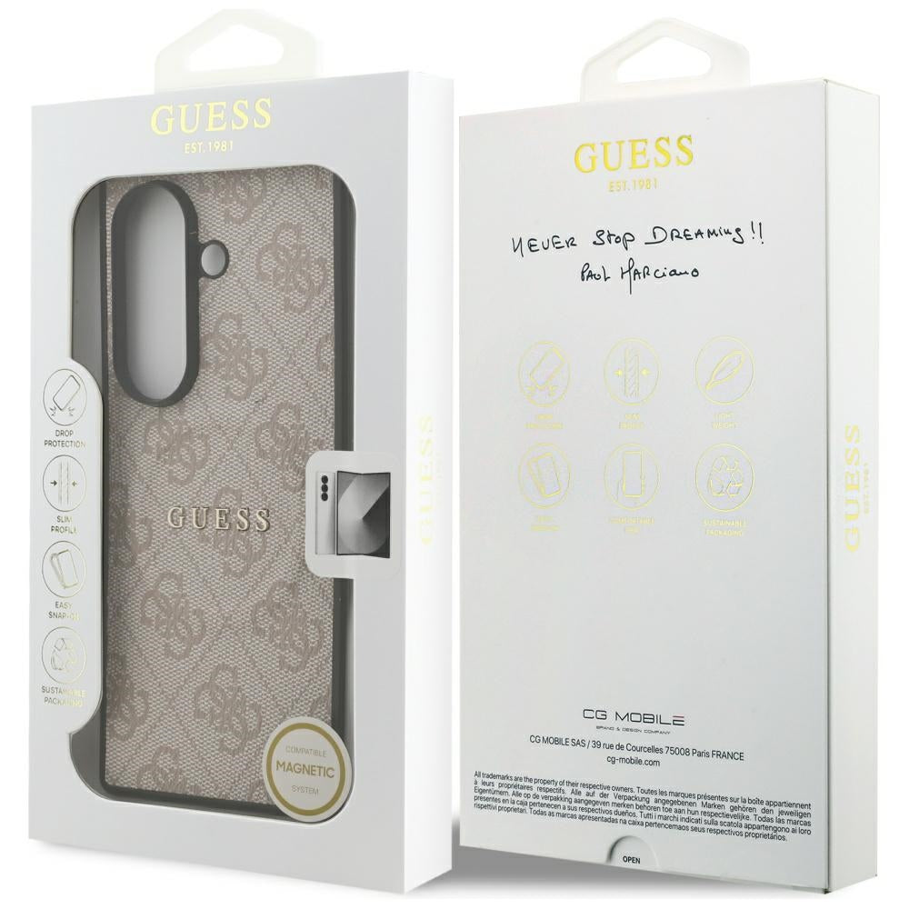MagSafe Hülle für Samsung Galaxy Z Fold7 F966, Guess, 4G Classic, Rosa