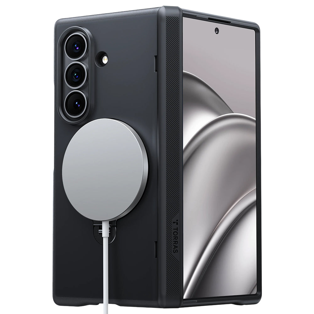 MagSafe-Hülle für Samsung Galaxy Z Fold8 Ultra F976, Torras, Ostand Q3 Spin, Schwarz