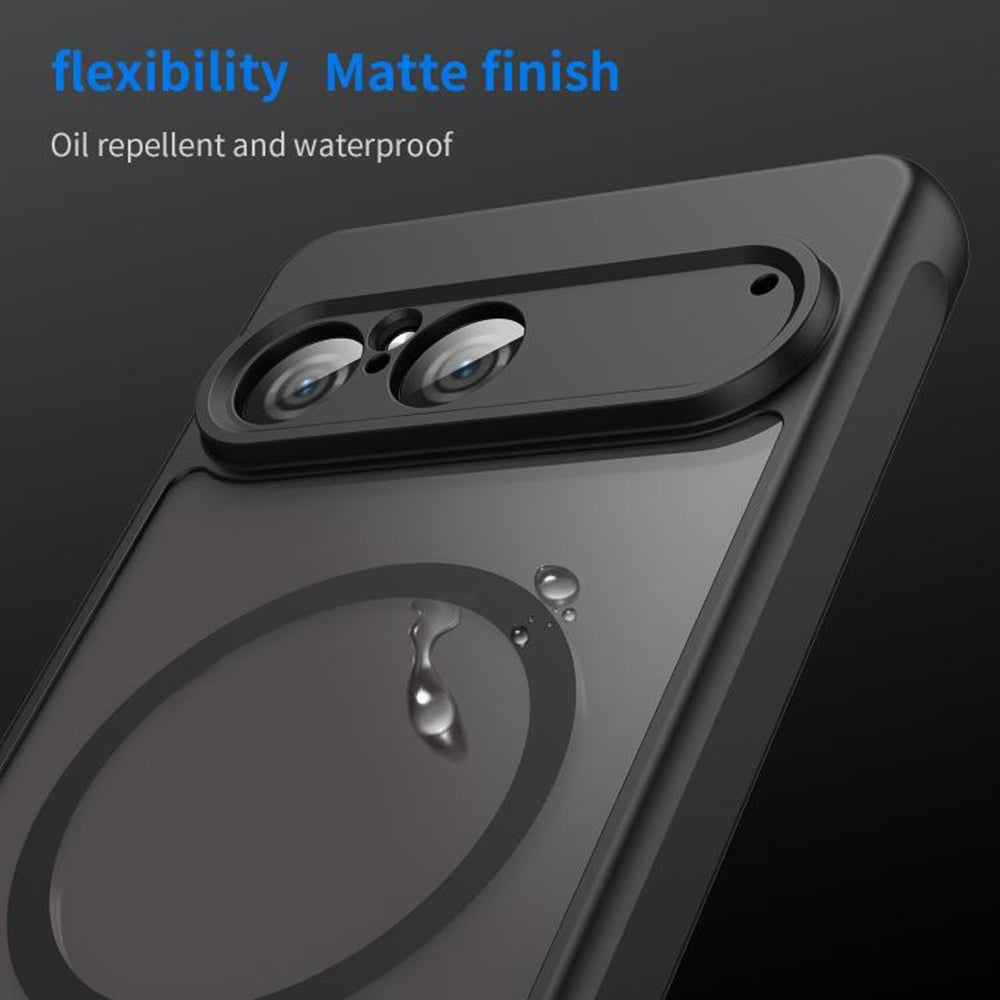MagSafe Hülle für Sony Xperia 10 VII, Techsuit, HaloFrost II, Schwarz