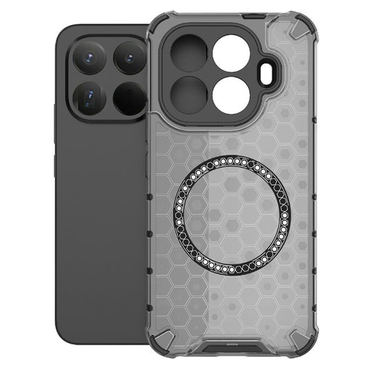 MagSafe Hülle für Xiaomi 15T Pro, Techsuit, HoneyComb Shield, Schwarz