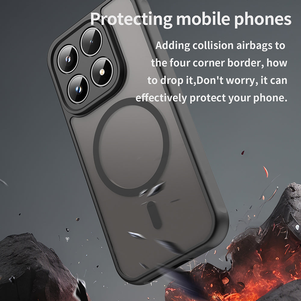 MagSafe Case for Xiaomi 17, Techsuit, HaloFrost II, Black