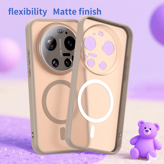 MagSafe Hülle für Xiaomi 17 Ultra, Techsuit, HaloFrost II, Gold