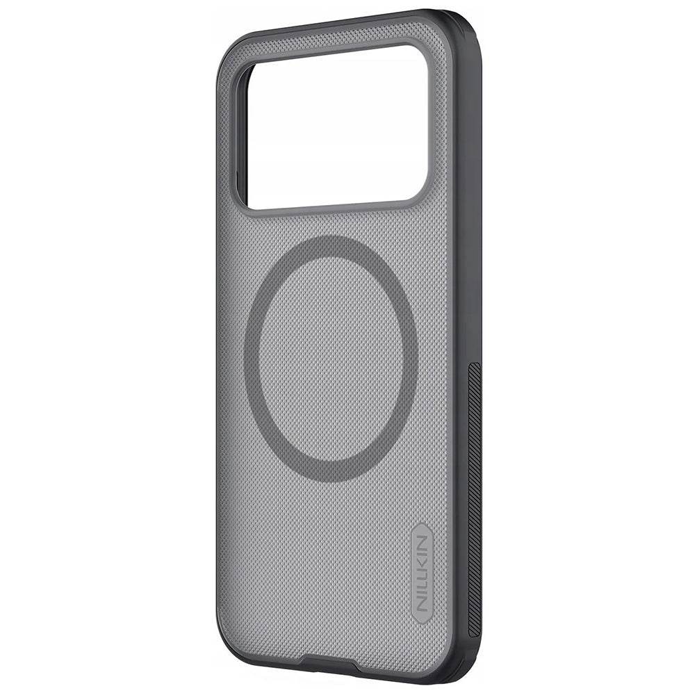 MagSafe-Hülle für Xiaomi Poco F8 Pro, Nillkin, Super Shield Pro, Schwarz Transparent Matt