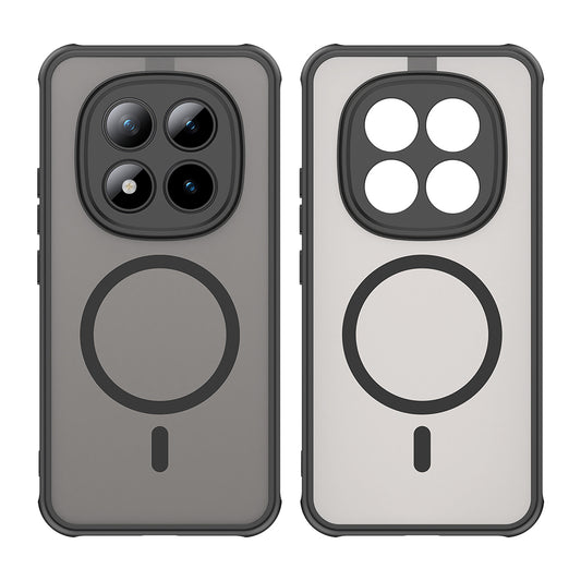 MagSafe Hülle für Xiaomi Poco M8 Pro / Redmi Note 15 Pro+ 5G, Techsuit, HaloFrost II, Schwarz