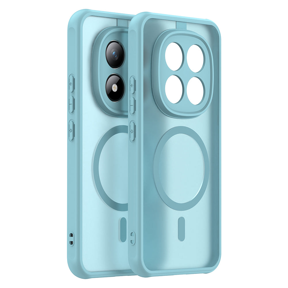 MagSafe Hülle für Xiaomi Poco M8 Pro / Redmi Note 15 Pro+ 5G, Techsuit, HaloFrost II, Hellgrün