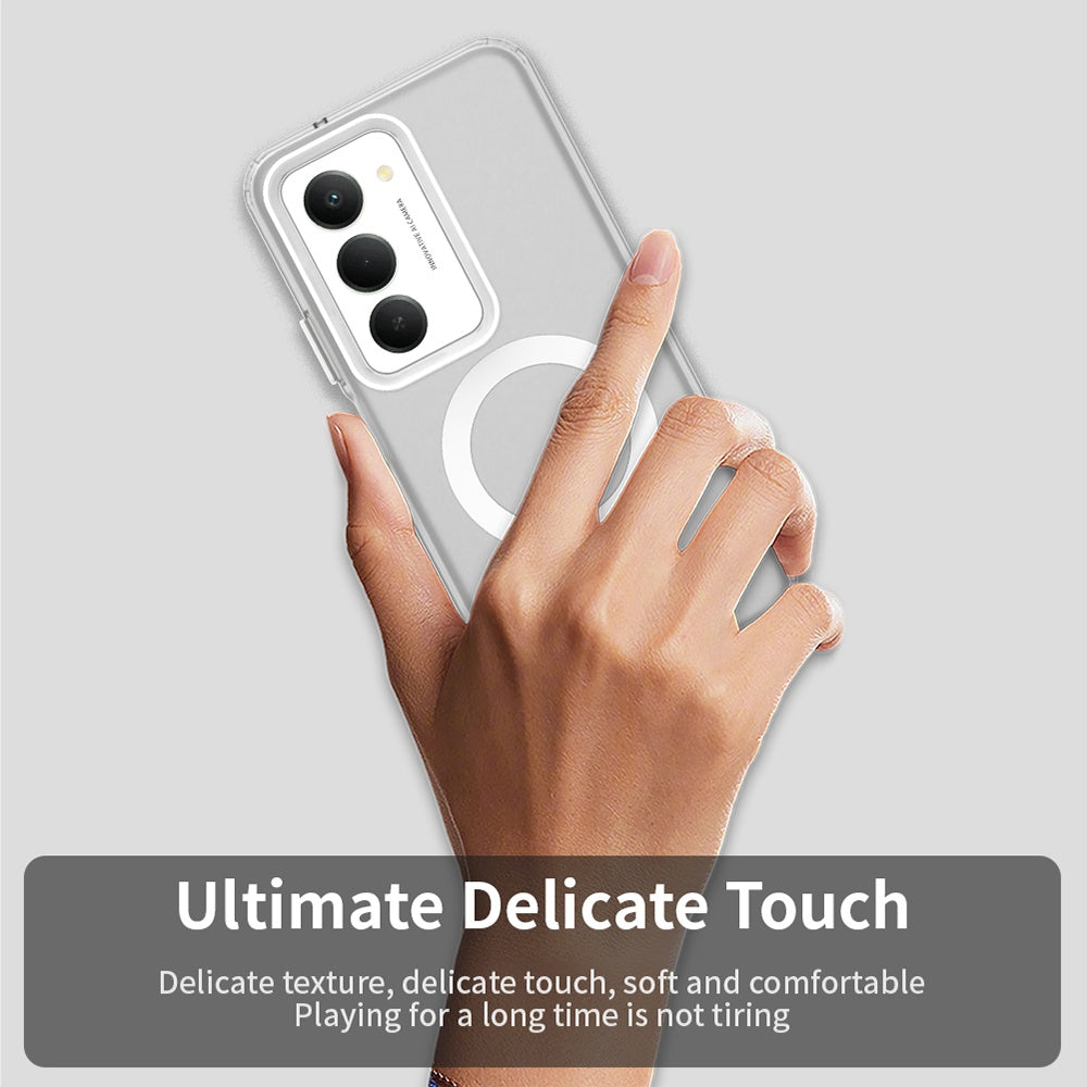 MagSafe Hülle für Xiaomi Redmi 15 5G / 15 4G, Techsuit, CandyCase, Weiß