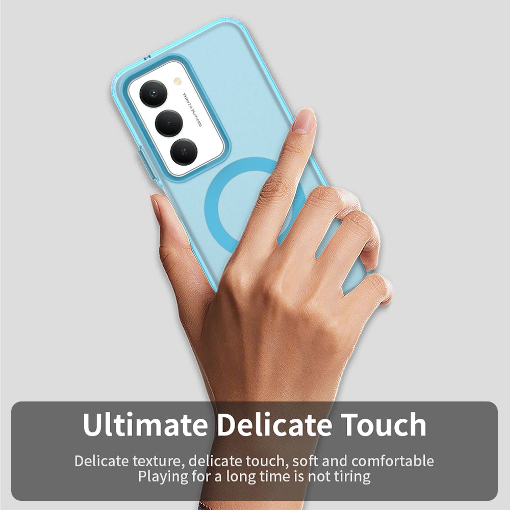 MagSafe Hülle für Xiaomi Redmi 15 5G / 15 4G, Techsuit, CandyCase, Blau