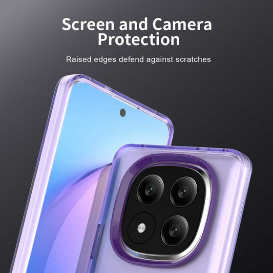 MagSafe-Hülle für Xiaomi Redmi Note 14 Pro+ 5G, Techsuit, CandyCase, Lila