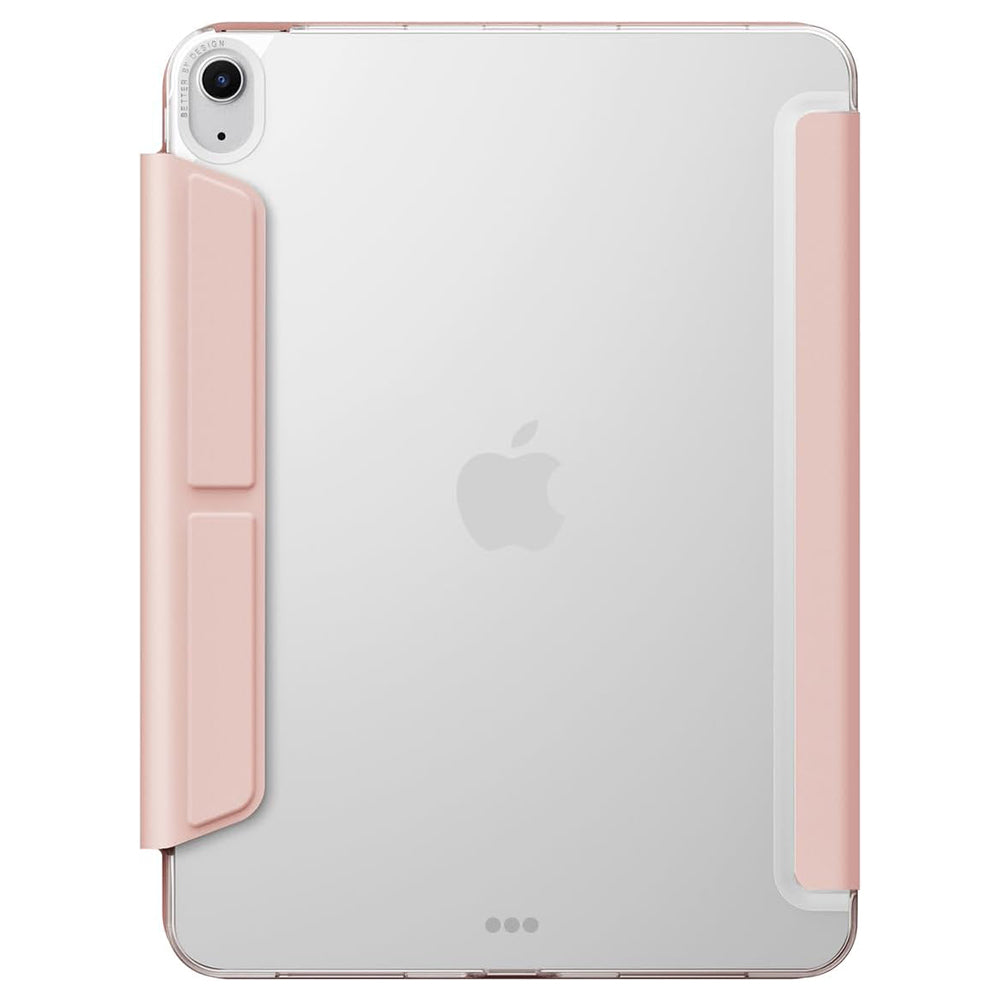 Hülle für Apple iPad (2025), UNIQ, Camden Click, Rosa