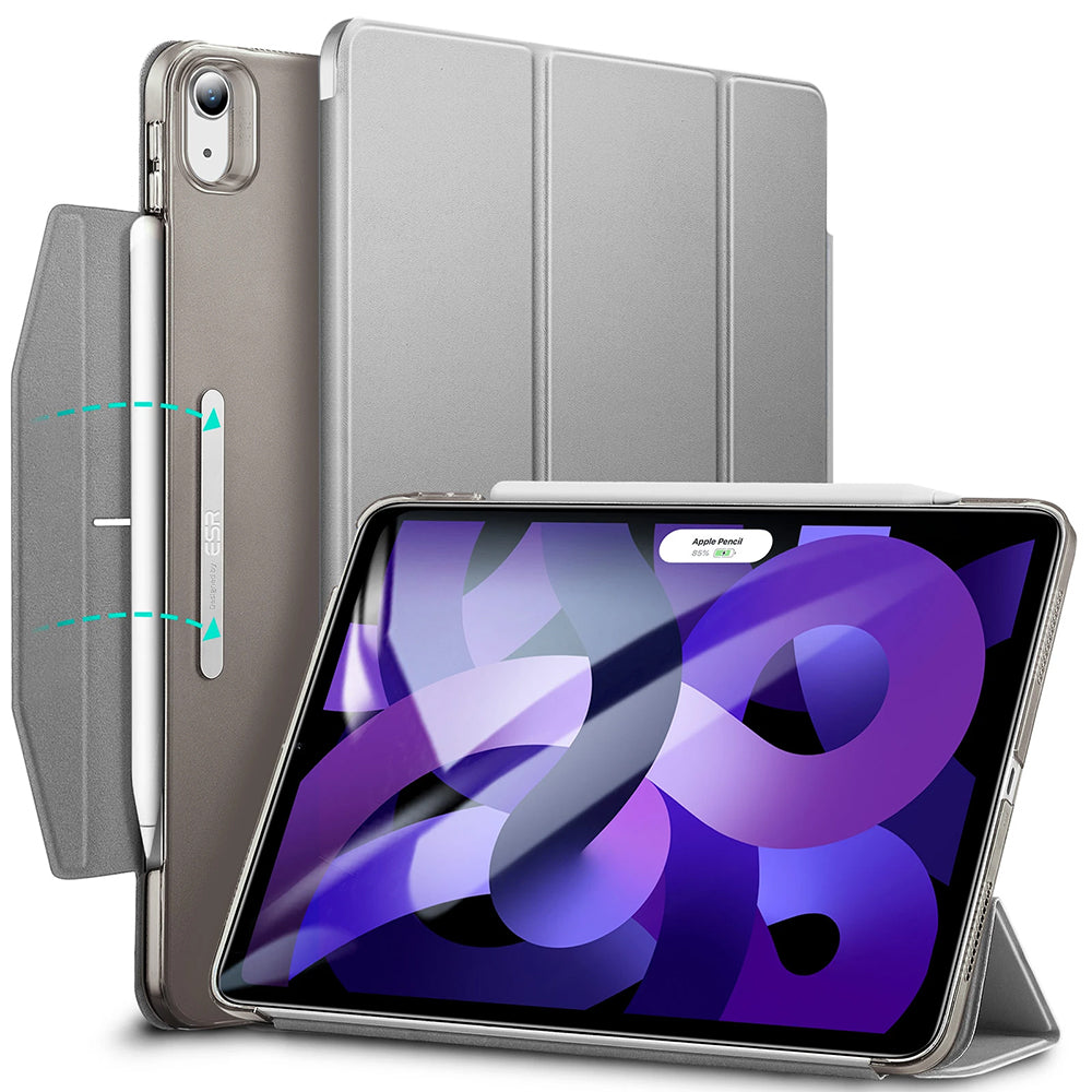 Hülle für Apple iPad Air 11 (2026) / iPad Air 11 (2025) / Air 11 (2024) / Air (2022) / Air (2020), ESR, Ascend Trifold, Grau