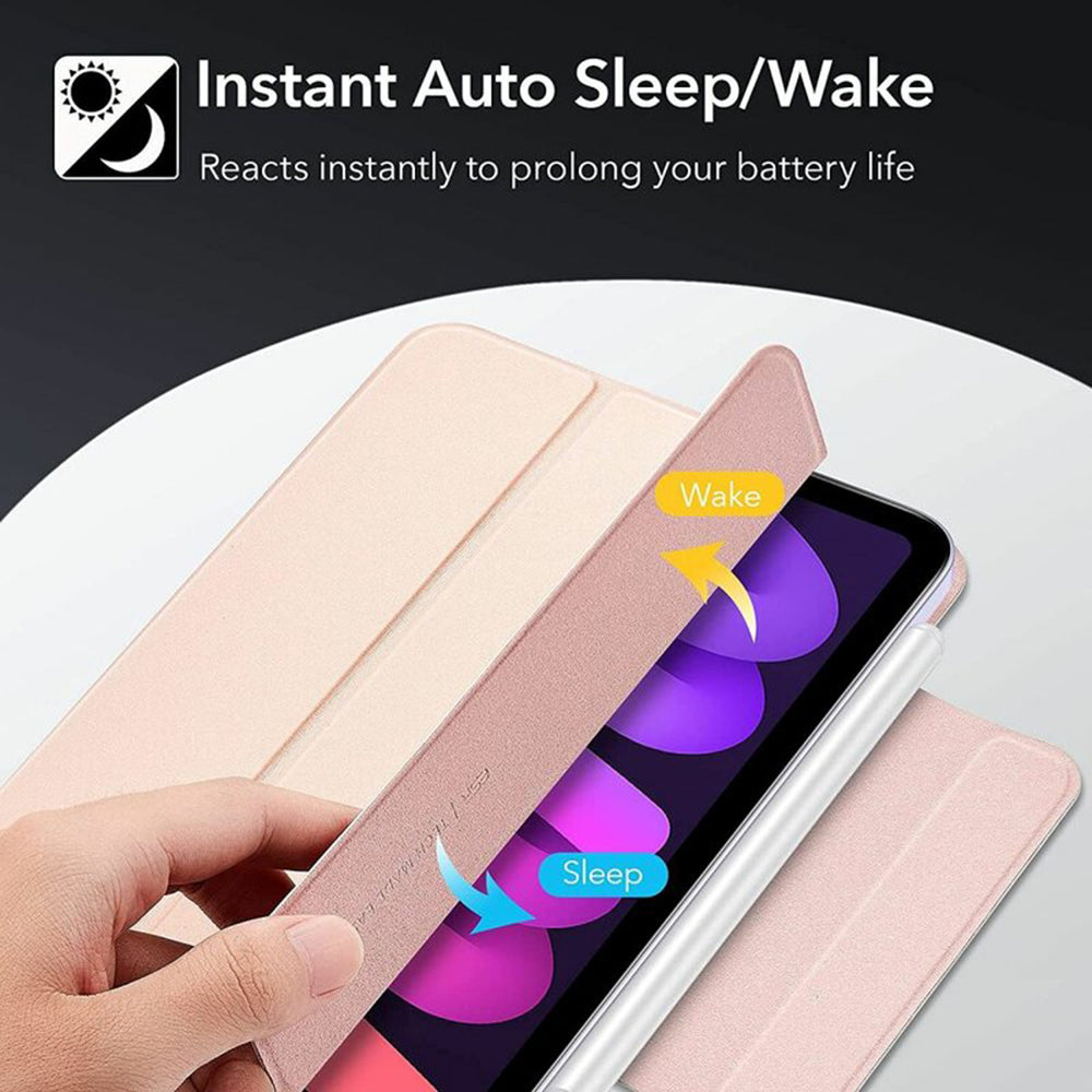 Hülle für Apple iPad mini (2024) / mini (2021), ESR, Rebound, Roségold