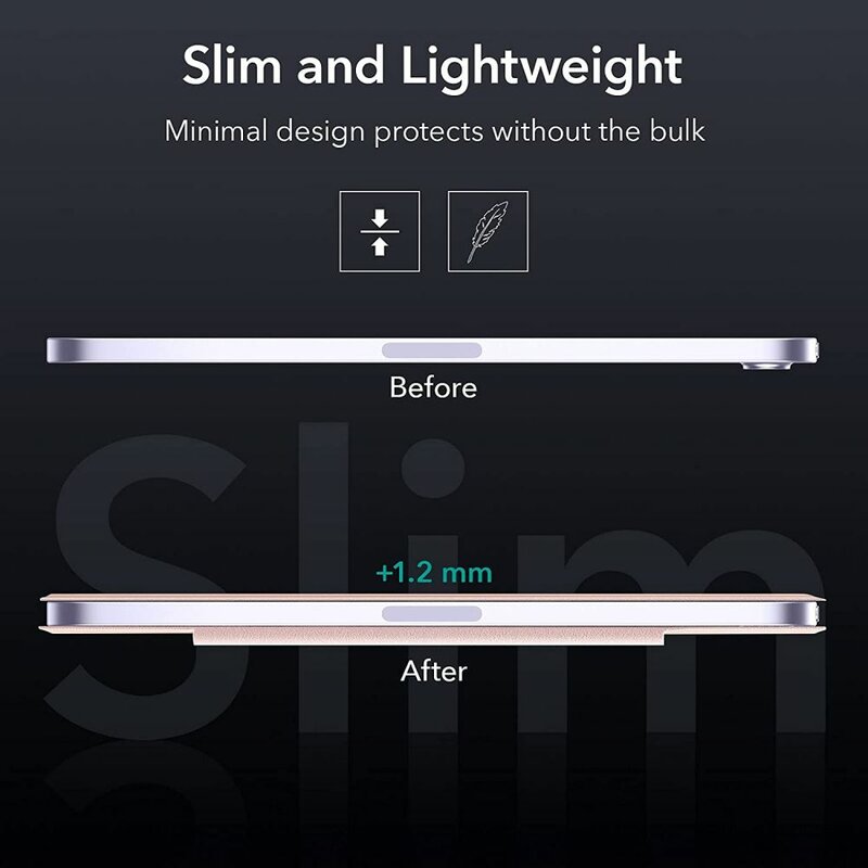 Hülle für Apple iPad mini (2024) / mini (2021), ESR, Rebound, Roségold