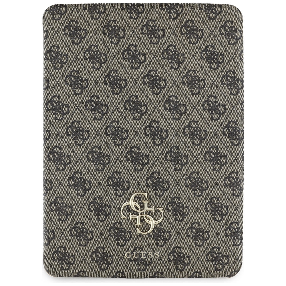 Hülle für Apple iPad Pro 11 (2024), Guess, 4G Big Logo, Braun