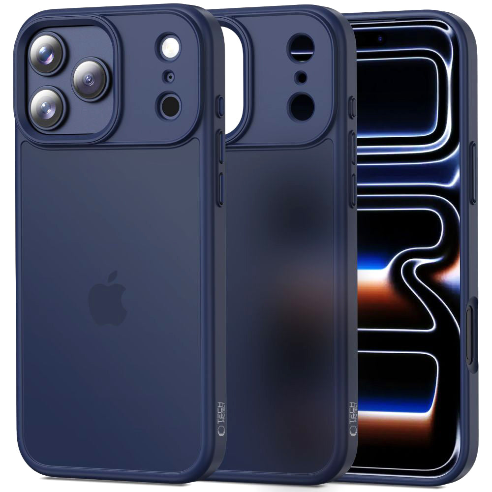 Hülle für Apple iPhone 17 Pro, Tech-Protect, Magmat, Mattes Marineblau