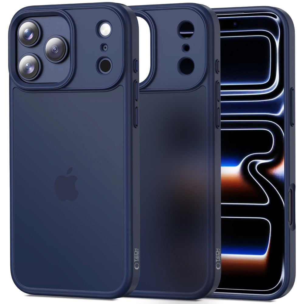 Hülle für Apple iPhone 17 Pro Max, Tech-Protect, Magmat, Mattes Marineblau
