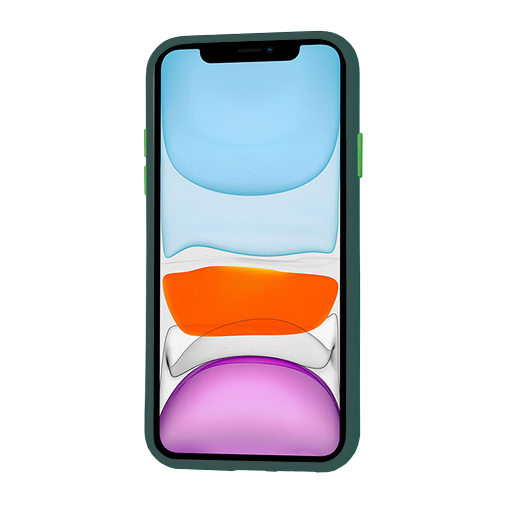 Hülle für Apple iPhone 11, Techsuit, HaloFrost, Grün