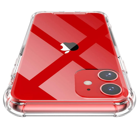 Hülle für Apple iPhone 11, Techsuit, stoßfest klar, transparent