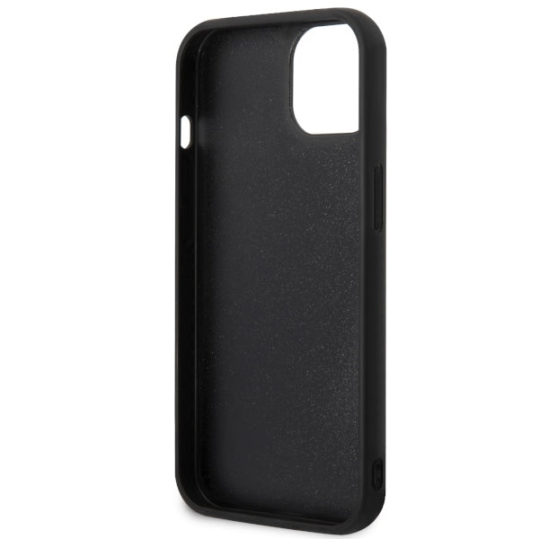 Hülle für Apple iPhone 14 Plus, Karl Lagerfeld, 3D Rubber Ikonik Karl, Schwarz