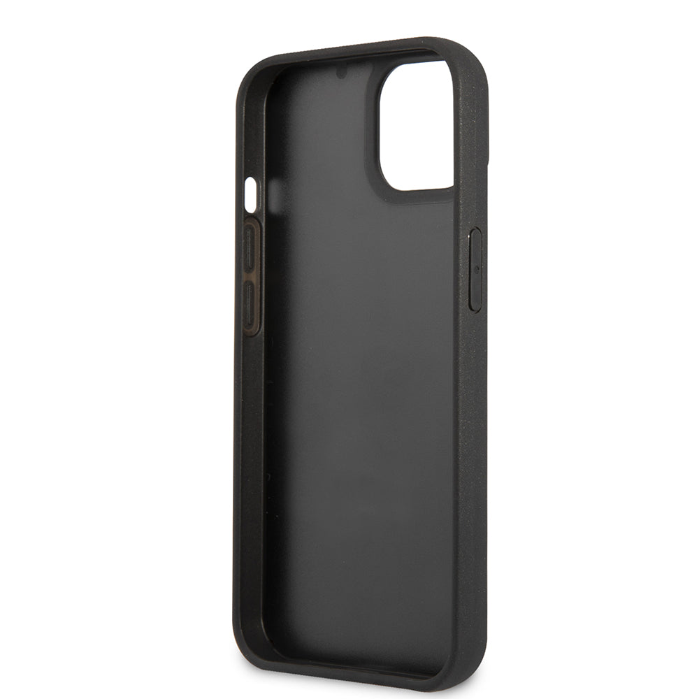 Hülle für Apple iPhone 14 Plus, Karl Lagerfeld, 3D Rubber Karl's Head, Schwarz