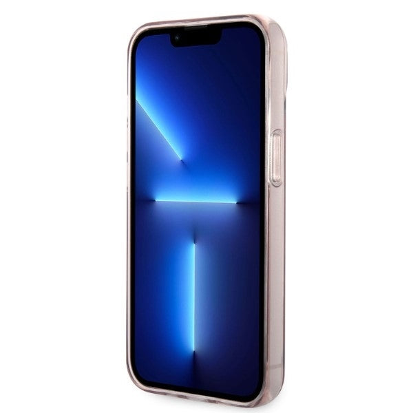 Hülle für Apple iPhone 14 Plus, Karl Lagerfeld, Ikonik Choupette, Rosa