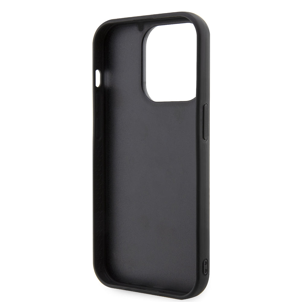 Hülle für Apple iPhone 14 Pro, Karl Lagerfeld, 3D Rubber Choupette, Schwarz