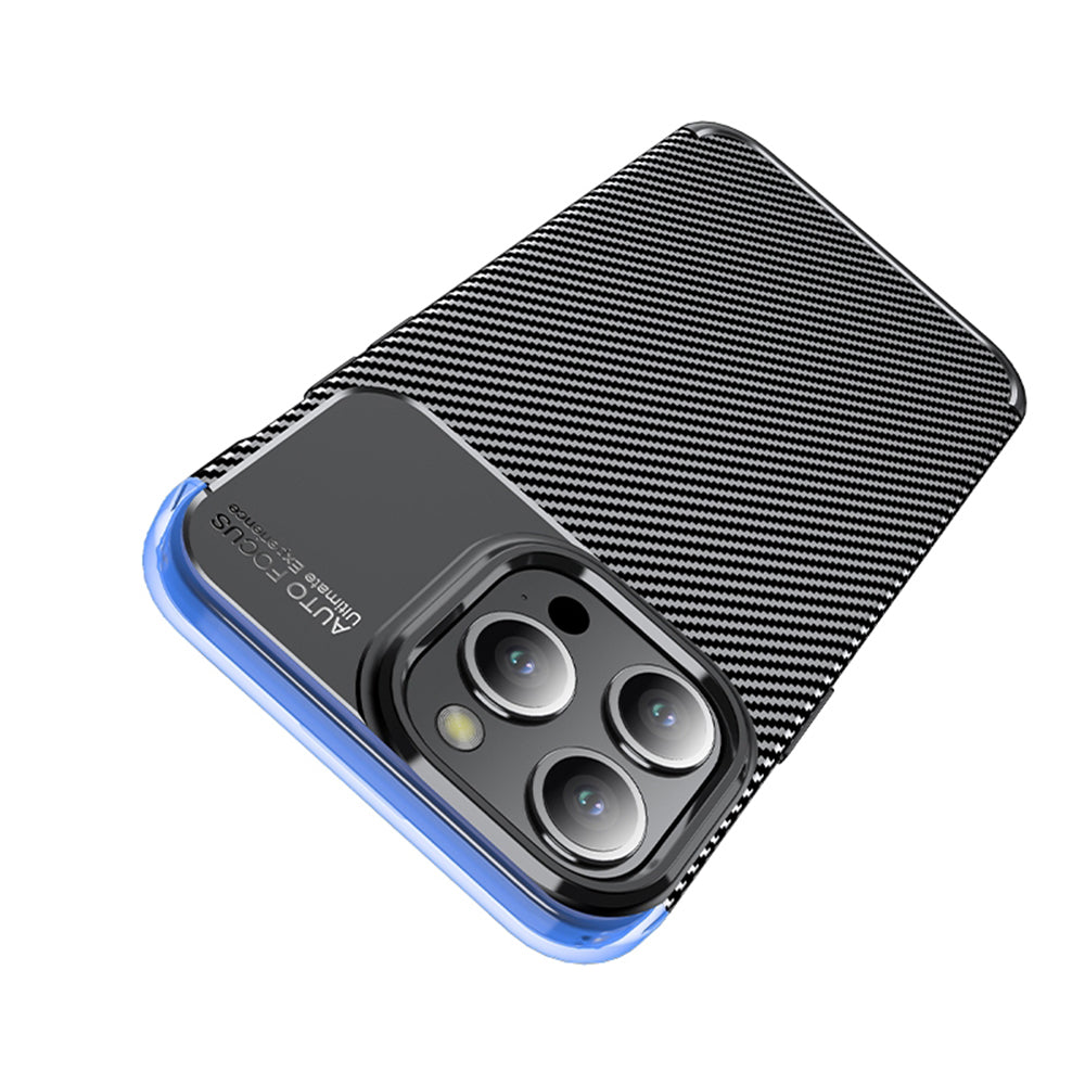 Case for Apple iPhone 14 Pro, Techsuit, CarbonFiber, Black