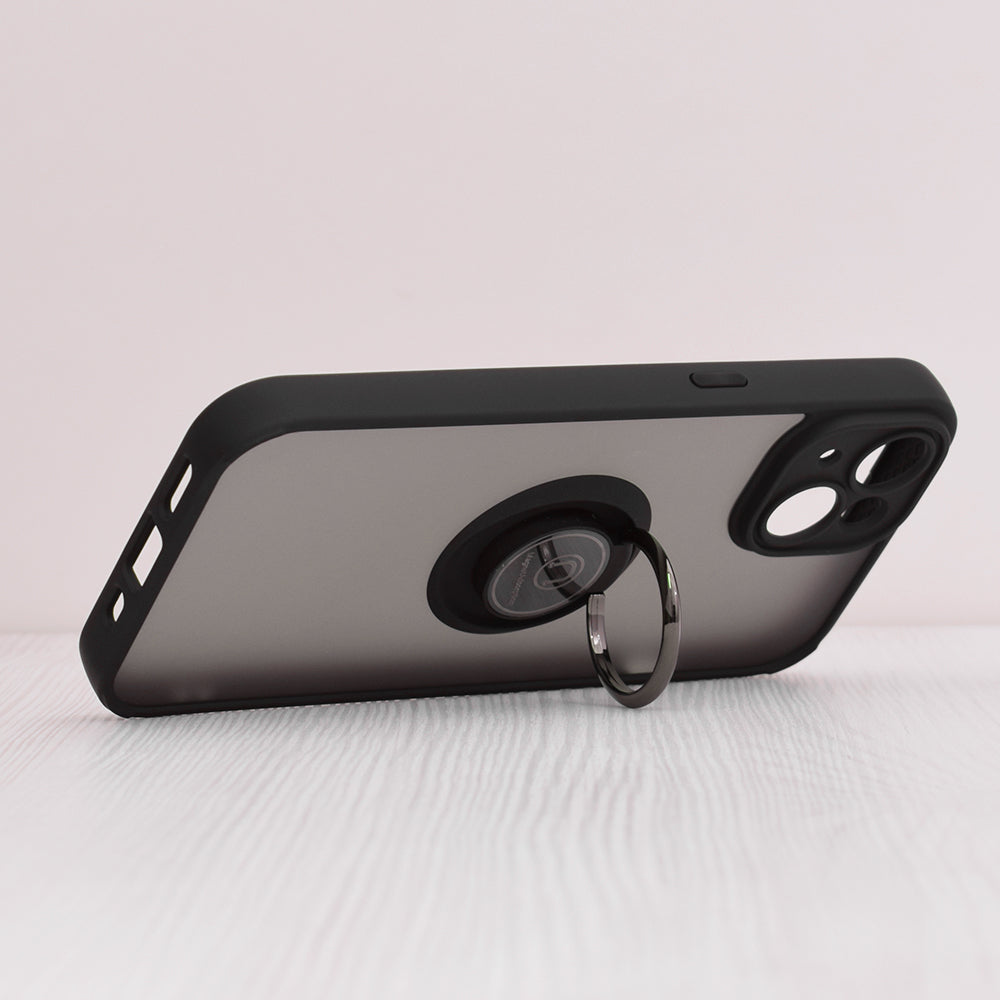 Hülle für Apple iPhone 14, Techsuit, Glinth, Schwarz