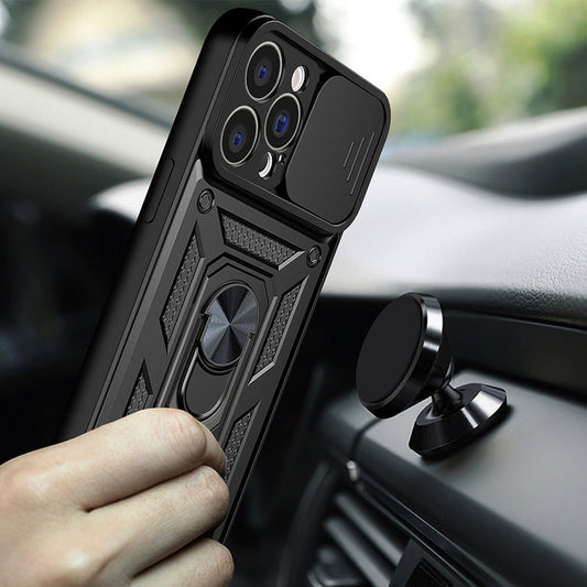 Hülle für Apple iPhone 15 Pro Max, Techsuit, CamShield, Schwarz