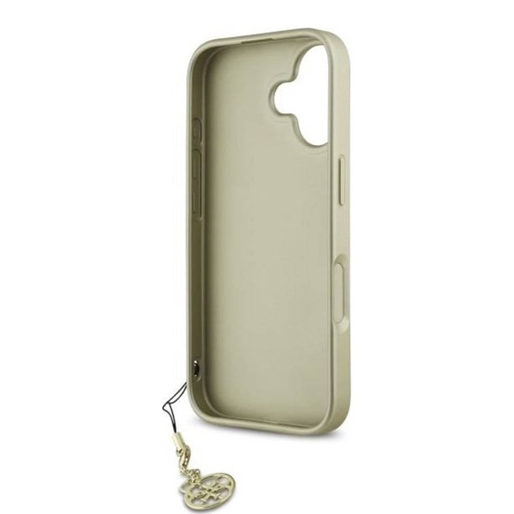 Hülle für Apple iPhone 16 Plus, Guess, 4G Charm, Schwarz