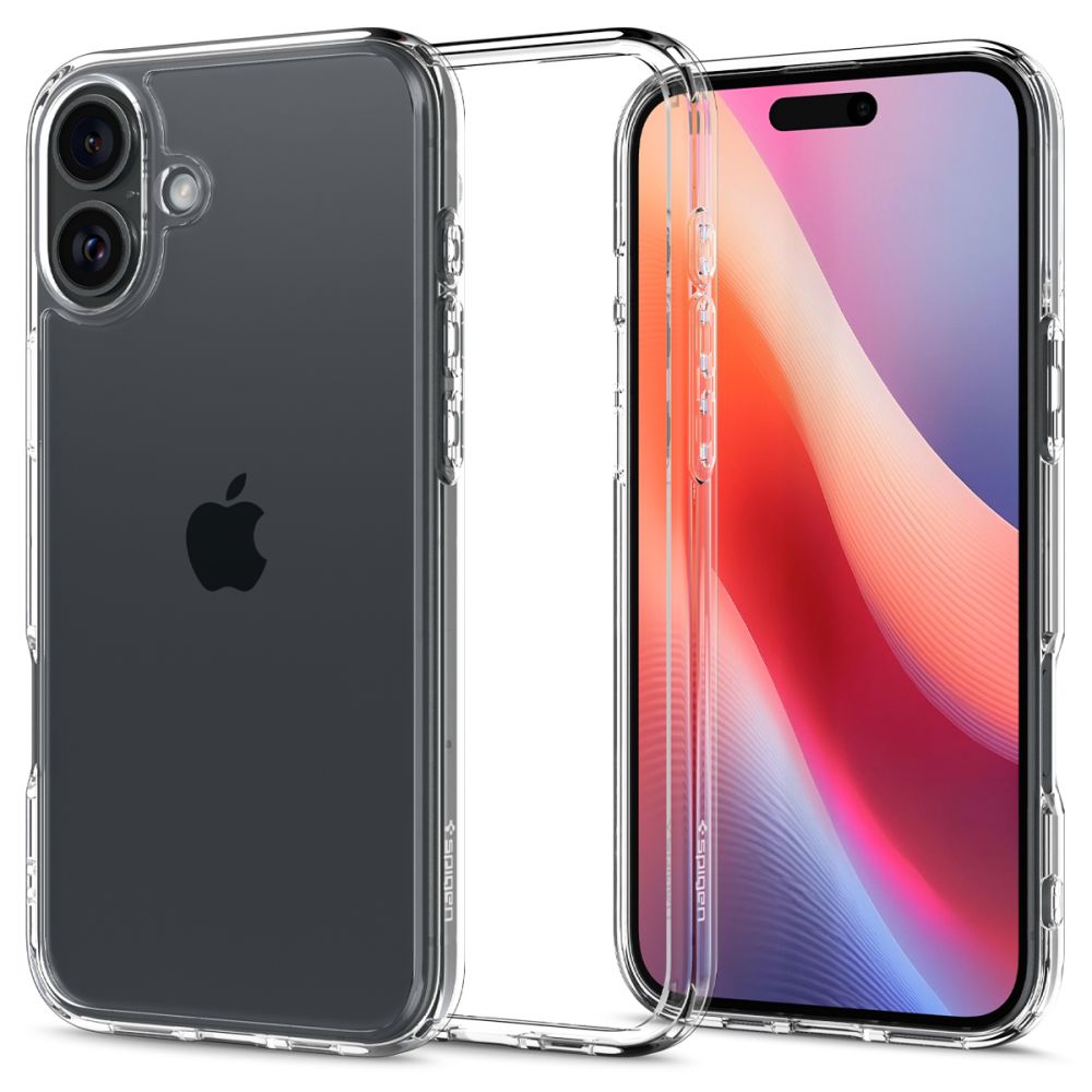 Hülle für Apple iPhone 16 Plus, Spigen, Ultra Hybrid, Transparent