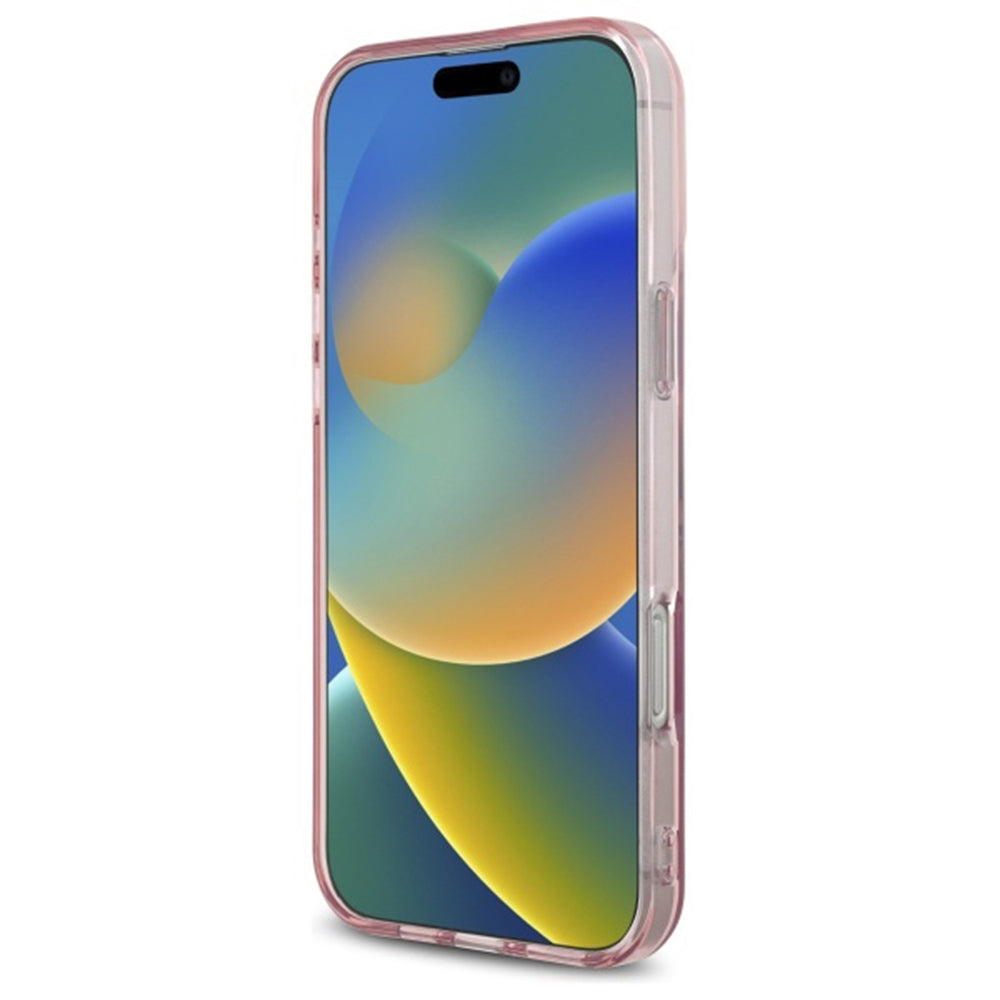 Hülle für Apple iPhone 16 Pro, Guess, IML Heart, Rosa