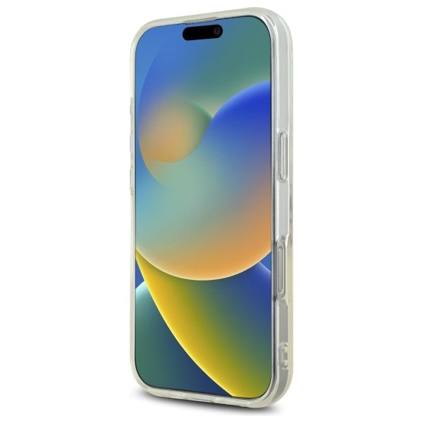 Hülle für Apple iPhone 16 Pro, Guess, IML Heart, Transparent