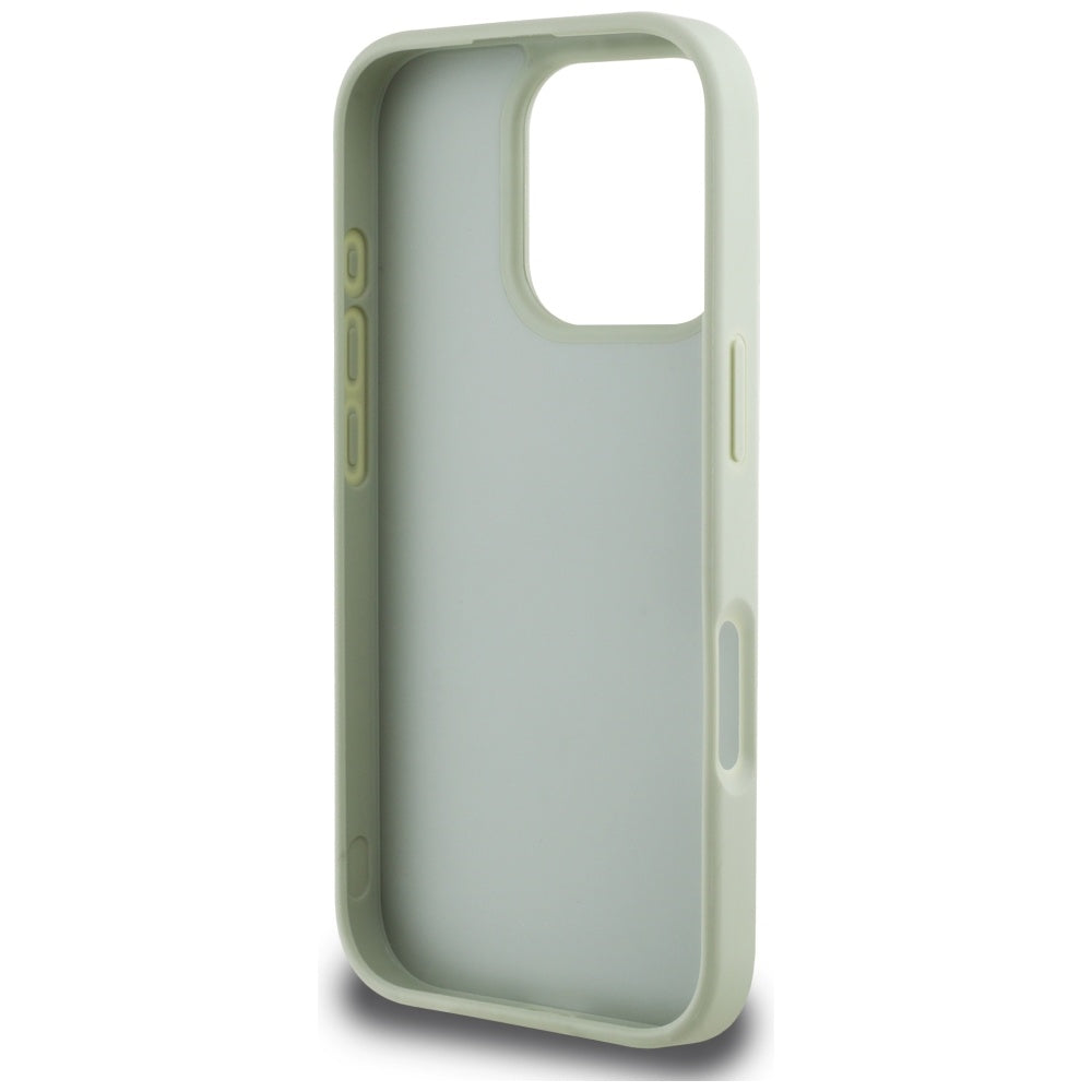Hülle für Apple iPhone 16 Pro Max, Guess, Grained Big 4G Logo Small Classic Logo, Grün