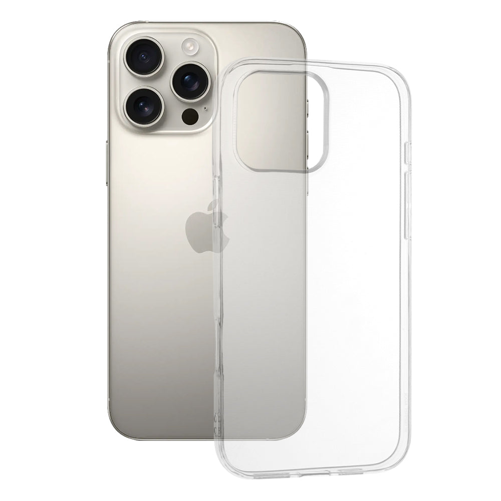 Case for Apple iPhone 16 Pro Max, Techsuit, Clear (Big Lens Hole), Transparent