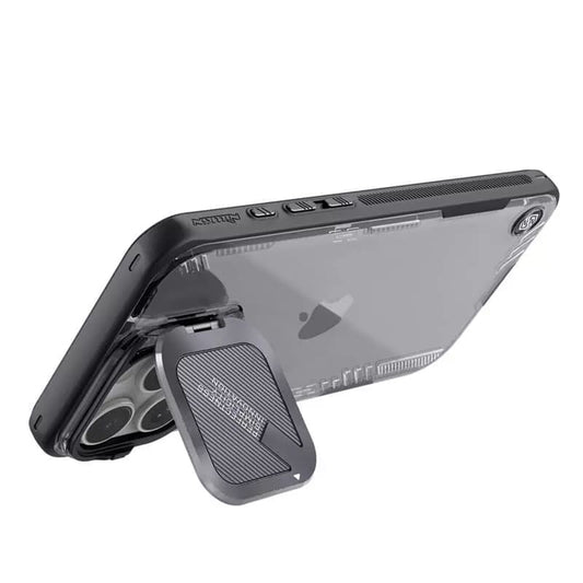 Hülle für Apple iPhone 16 Pro, Nillkin, Iceblade Prop (ohne Kameraausschnitt), Schwarz