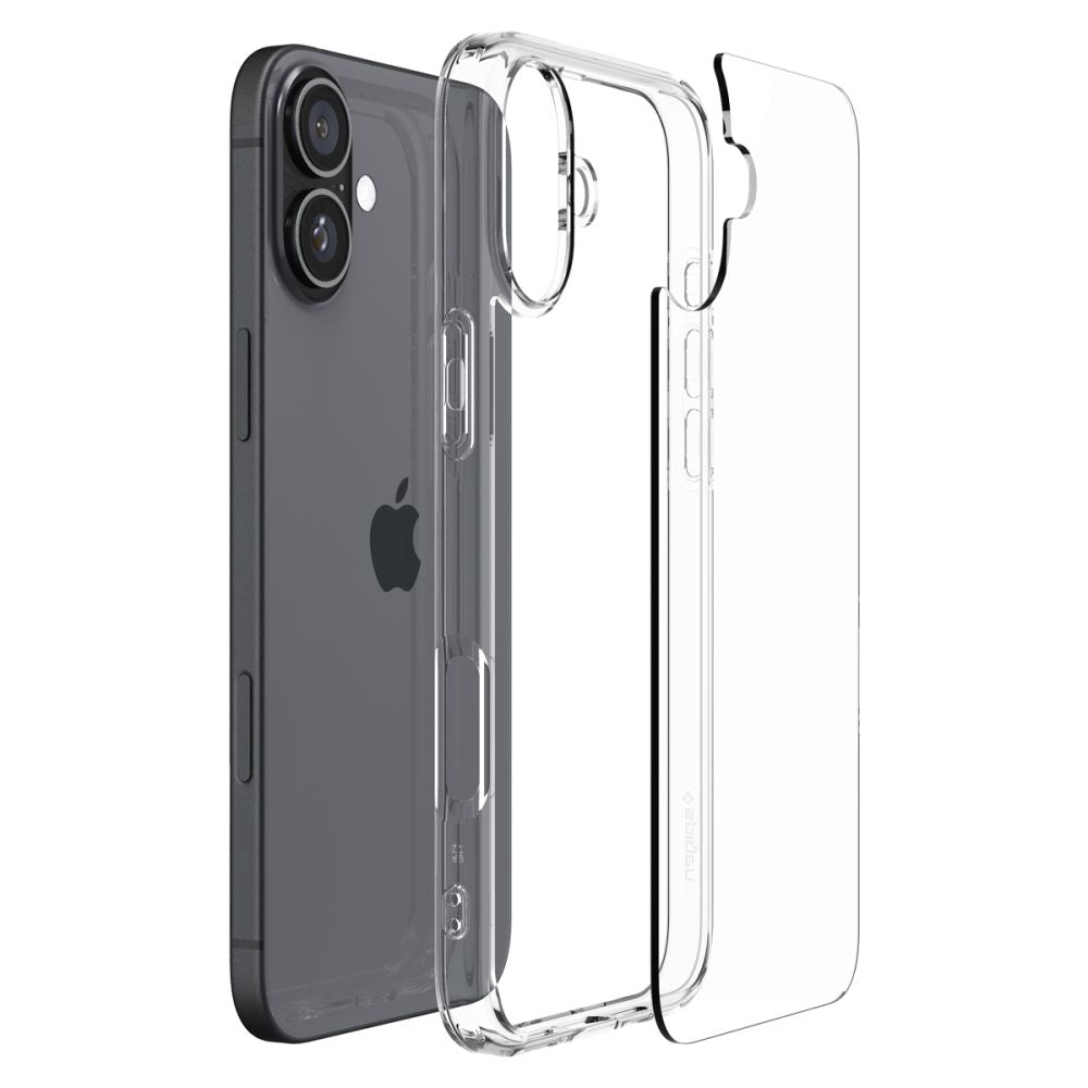 Case for Apple iPhone 16, Spigen, Ultra Hybrid, Transparent ACS08197
