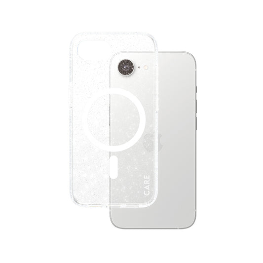 Hülle für Apple iPhone 16e, PanzerGlass, Care Urban Combat Star Lit, Transparent Weiß