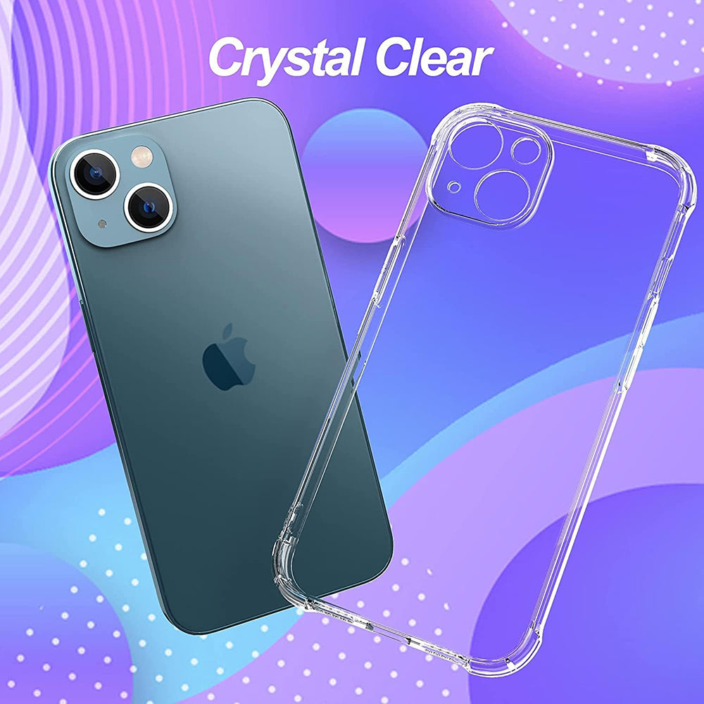 Hülle für Apple iPhone 17e / 16e, Techsuit, stoßfest klar, transparent