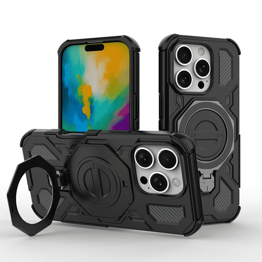 Hülle für Apple iPhone 17 Air, Techsuit, Carbon Shield Pro, Schwarz